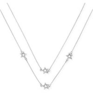 ChloBo Silver Soul Glow Big name Necklace – Silver