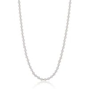 9ct Yellow Gold Pearl And Ball Beaded Necklace