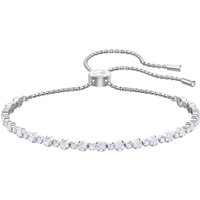 Swarovski Crystal Rhodium Plated Tennis Bracelet 5465384 - Image 2