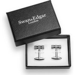 Swan & Edgar Mens Cufflinks – Silver – One Size