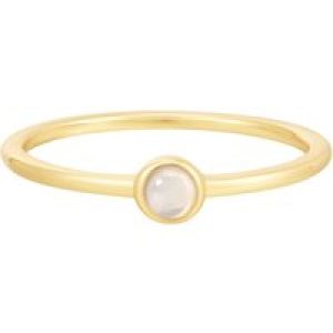 Glanzstücke München Womens Feminine Sterling Silver Ring – Gold – Dimension P