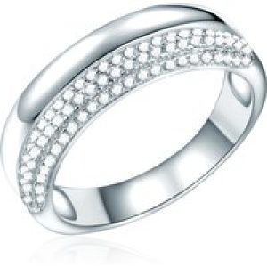 Rafaela Donata Womens Female Sterling Silver Ring – Size N