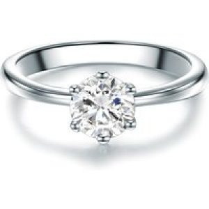 Tresor 1934 Womens Trilani Feminine Sterling Silver Ring – Dimension S