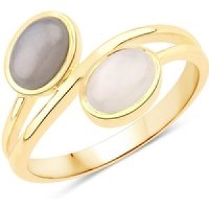 Rafaela Donata Womens Khushi Female Sterling Silver Ring – Gold – Size N