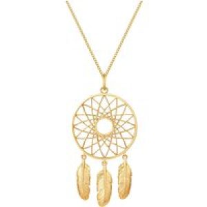 Glanzstücke München Womens Female Sterling Silver Necklace – Gold – One Size