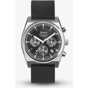 Accurist Origin Black Leather Chronograph Watch 70000