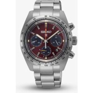 Seiko Mens Prospex Speedtimer Chronograph Red Watch SSC953P1
