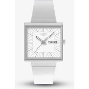 Swatch Essentials What If…All White? White Watch SO34W700