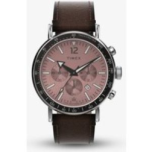 Timex Waterbury Brown Rose Chronograph Dial Watch TW2W47300