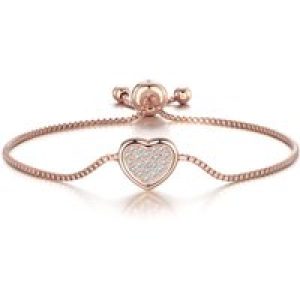 Rose Gold Plated Friendship Bracelets Created with Zircondia® Crystals