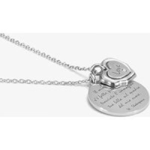 Nomination Poesia Steel Large Heart Disc Pendant 025123/014