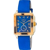 Gv2 Bari Tortoise WoMens 9248.3 Swiss Quartz Blue Mother Of Pearl Dial Suede Diamond Watch Leather - One Size - Image 2