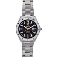 Shield Mens Condor Bracelet Watch w/Date - Silver Stainless Steel - One Size - Image 2