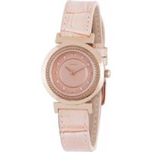 Johan Eric : djursland womens orange watch.. Leather – One Size