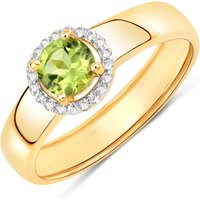 Rafaela Donata Womens Khushi Female Sterling Silver Ring - Gold - Size R - Image 2