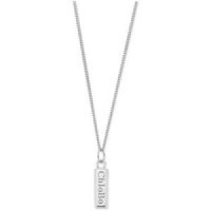ChloBo Mens Silver Curb Chain Emblem Inglot Necklace – 61cm
