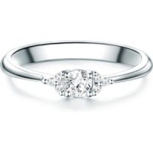 Tresor 1934 Womens Trilani Female Sterling Silver Ring – Size R