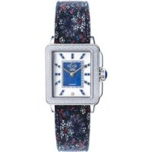 Gv2 Womens Padova Gemstone 12332F Leather Swiss Quartz Watch – Blue – One Size