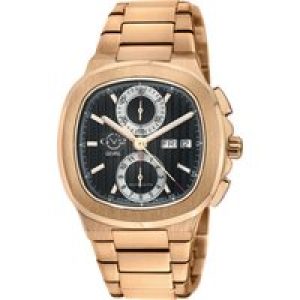 Gv2 Mens Potente Chronograph18502B Swiss Automatic ETA7750 Watch – Silver & Gold Stainless Steel – One Size