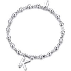 Letter Okay Preliminary Stretch Bracelet Created with Zircondia® Crystals