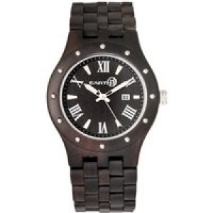 Earth Wood Unisex Inyo Bracelet Watch w/Date – Brown – One Size