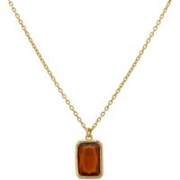 Latelita Womens Portofino Necklace Gold Citrine Sterling Silver - One Size - Image 2
