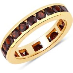 Rafaela Donata Womens Khushi Female Sterling Silver Ring – Gold – Size N
