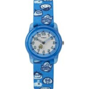 Timex Time Machines Boys’s Blue Watch TW7C25700 Fabric – One Size