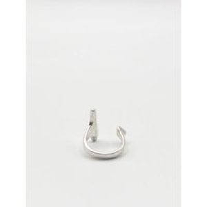 SVNX Mens Geometric Shape Ring in Silver Zinc Alloy – One Size