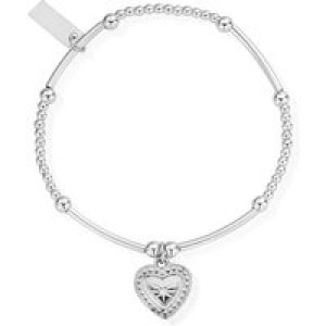 ChloBo Adorable Mini Celebrity Center Bracelet – Silver