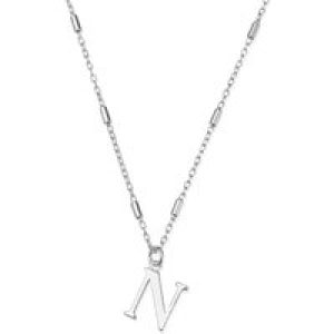 ChloBo Silver Iconic Preliminary Necklace – Letter N