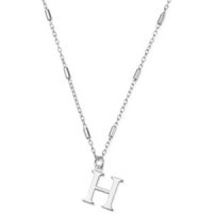 ChloBo Silver Iconic Preliminary Necklace – Letter H