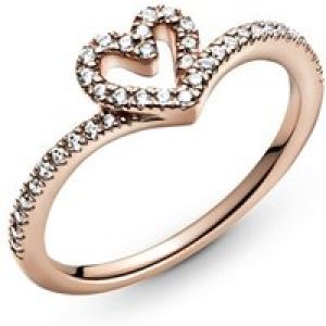 Pandora Rose Glowing Wishbone Middle Ring – 52
