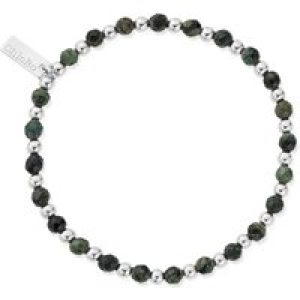 ChloBo Mens Silver Kambaba Jasper Ball Bracelet – Silver