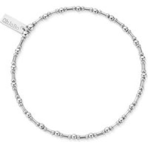 ChloBo Males’s Silver Rhythm of Water Bracelet – Silver