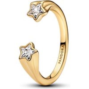 Pandora Gold Capturing Stars Open Ring – 58
