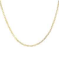 Diamant L'Eternel Unisex 9ct Yellow Gold 2.2g Belcher Necklace of 16 Inch/41cm Length and 0.1cm Width - One Size - Image 2