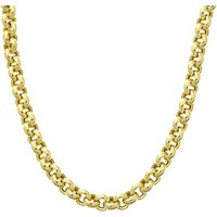 Diamant L'Eternel Unisex 9ct Yellow Gold Thick Belcher Chain of 20 Inch/51cm Length and 0.5cm Width - One Size - Image 2