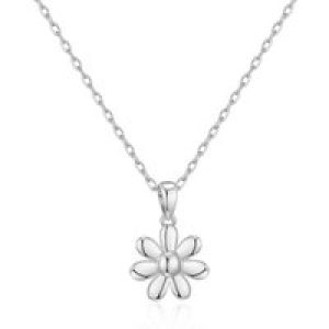 Silver Plated Daisy Necklace