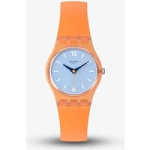 Swatch View From A Mesa Orange & Light Blue Watch LO116