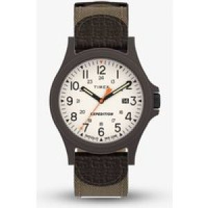 Timex Mens Expedition Khaki Fabric Strap Watch TW4B23700