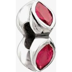 Chamilia Silver Midtown Marquis Fuchsia Cubic Zirconia Bead 2620-0001