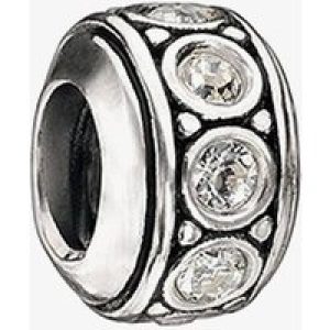 Chamilia Wheel April Clear Crystal Bead I-52