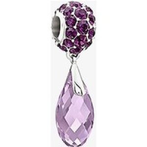 Chamilia Purple Crystal Dropper Bead 2025-0934