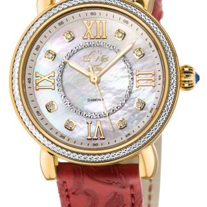 Gv2 WoMens Marsala Leather-based Watch – Crimson – One Dimension
