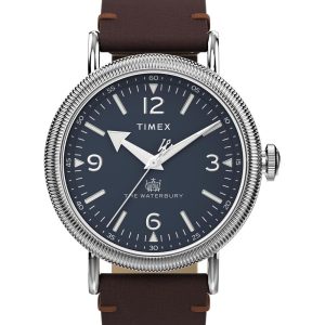 Timex Standard Mens Brown Watch TW2W20400 Leather (archived) – One Size