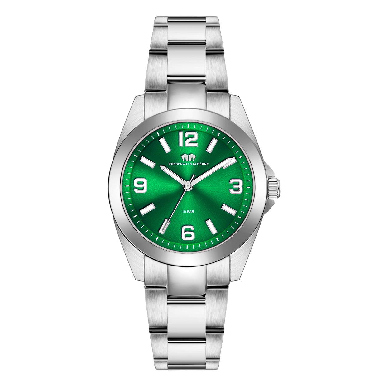 Rhodenwald & Söhne Womens Female Stainless steel Watch 37,5 mm - Silver Stainless Steel (archived) - One Size