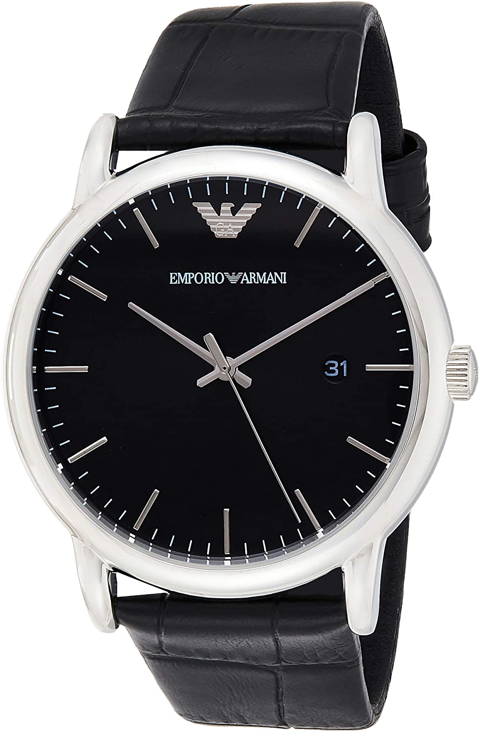 Armani Emporio Luigi Mens Black Watch AR2500 - Multicolour Leather (archived) - One Size