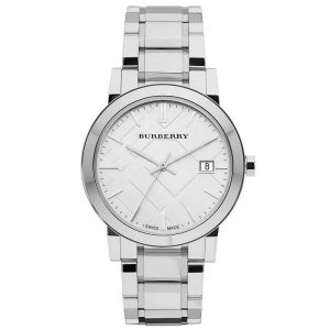 Burberry Mens BU9000 Watch – Silver – One Size