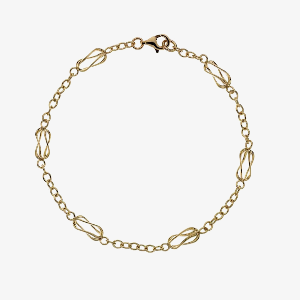 9ct Yellow Gold Sienna 7.5 Inch Bracelet GSIE1307